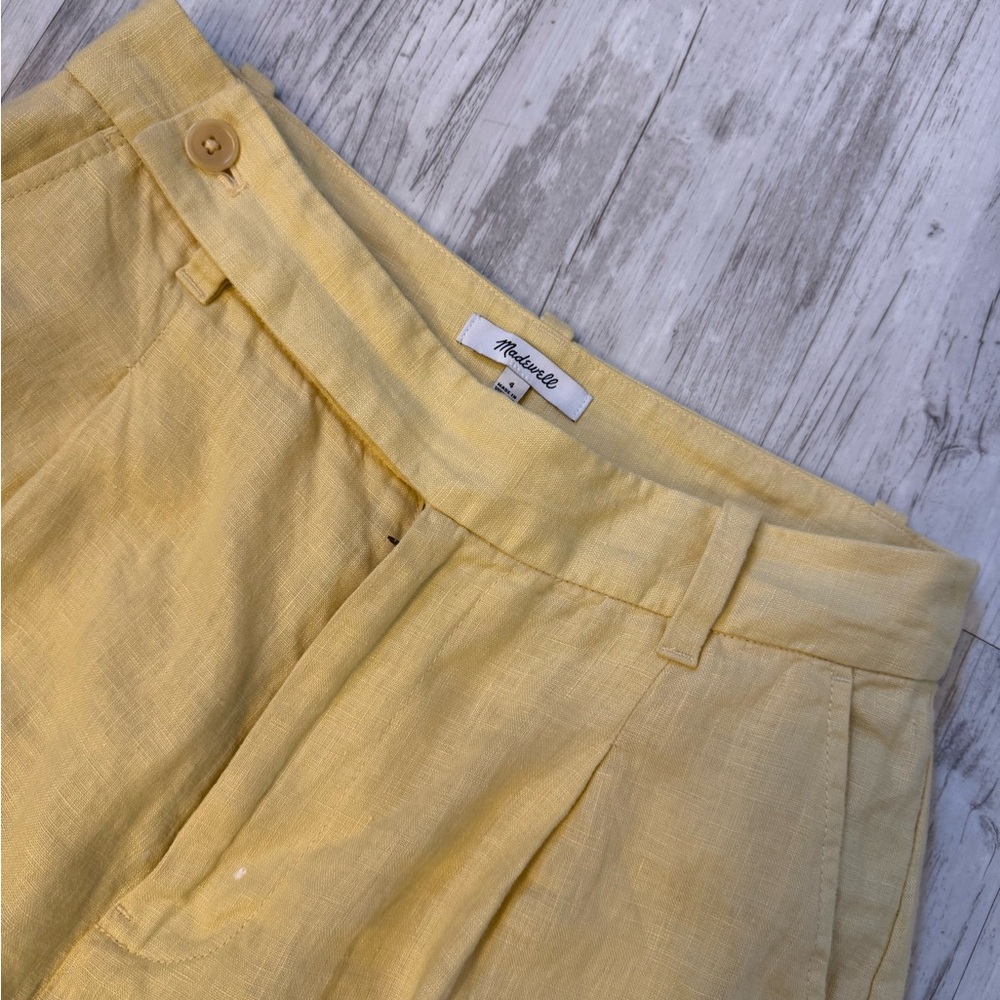 Yellow Madewell Linen Pants